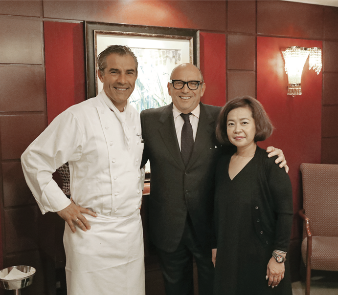 Michelin-star Chef Thierry Voisin, Maurizio Zanella, Tomomi Tsujimoto