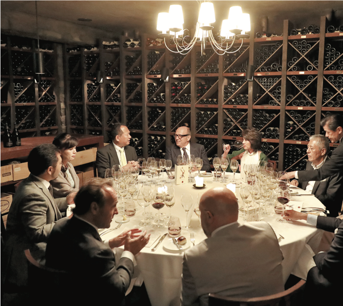 an exclusive dinner at The Cellar in MO Tokyo