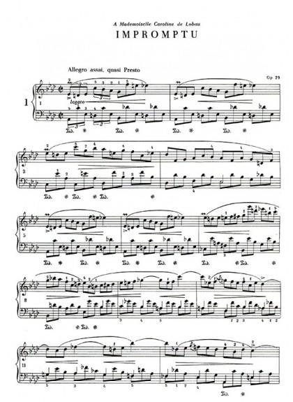 鋼琴譜 蕭邦即興曲【巴德 勒斯基版】 P605