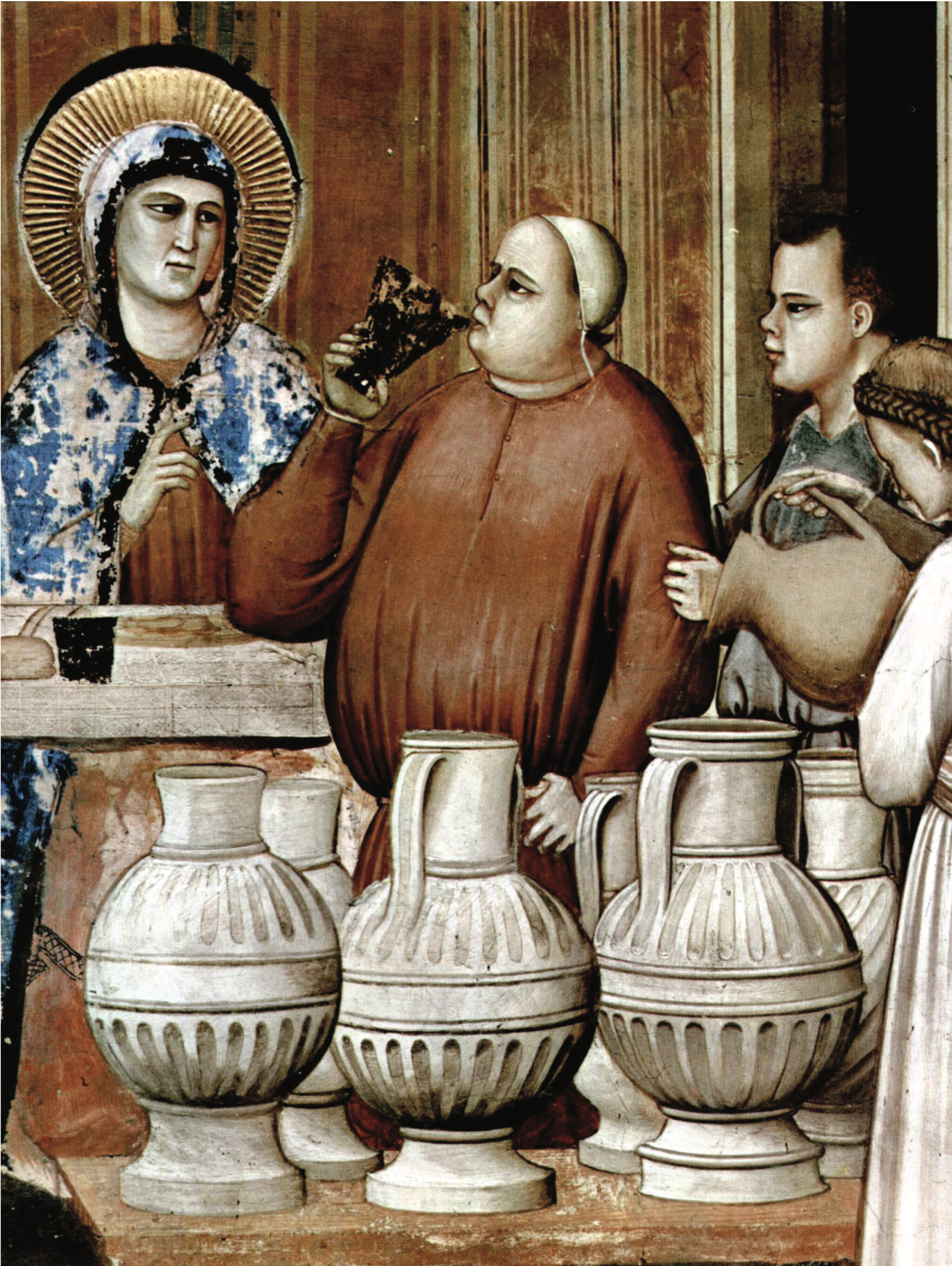 The Wedding at Cana” by Giotto in the Arena Chapel in Padua.