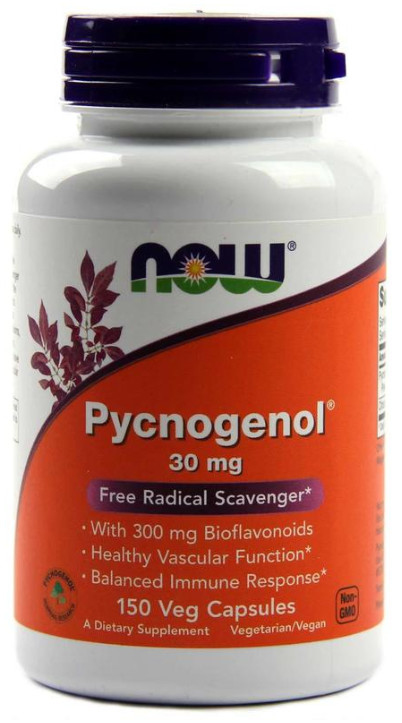 [預購] Now 碧蘿芷 30毫克 60/150粒 柑橘類生物類黃酮 Pycnogenol