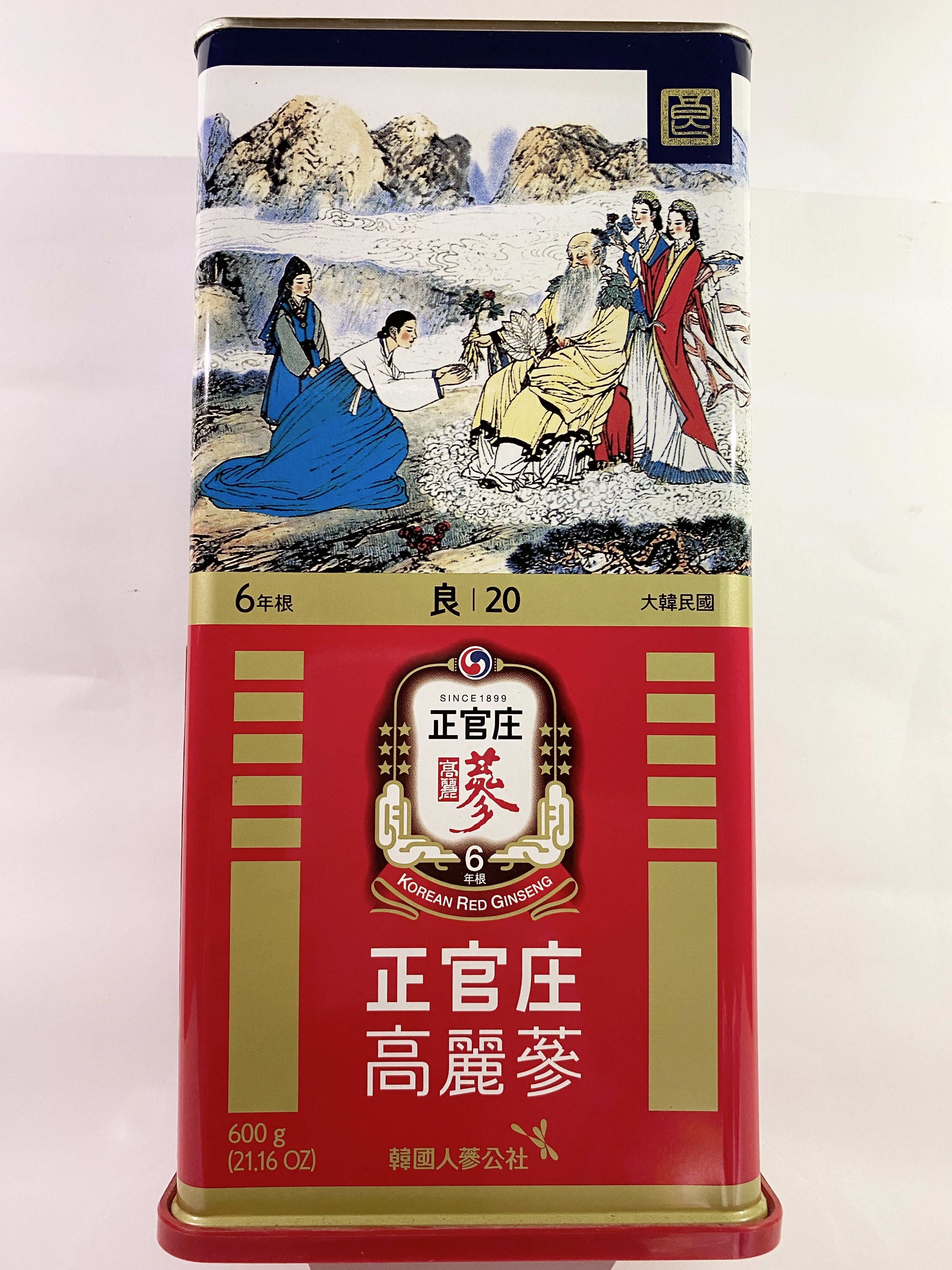 高麗人参正官庄紅参根６年根600g-