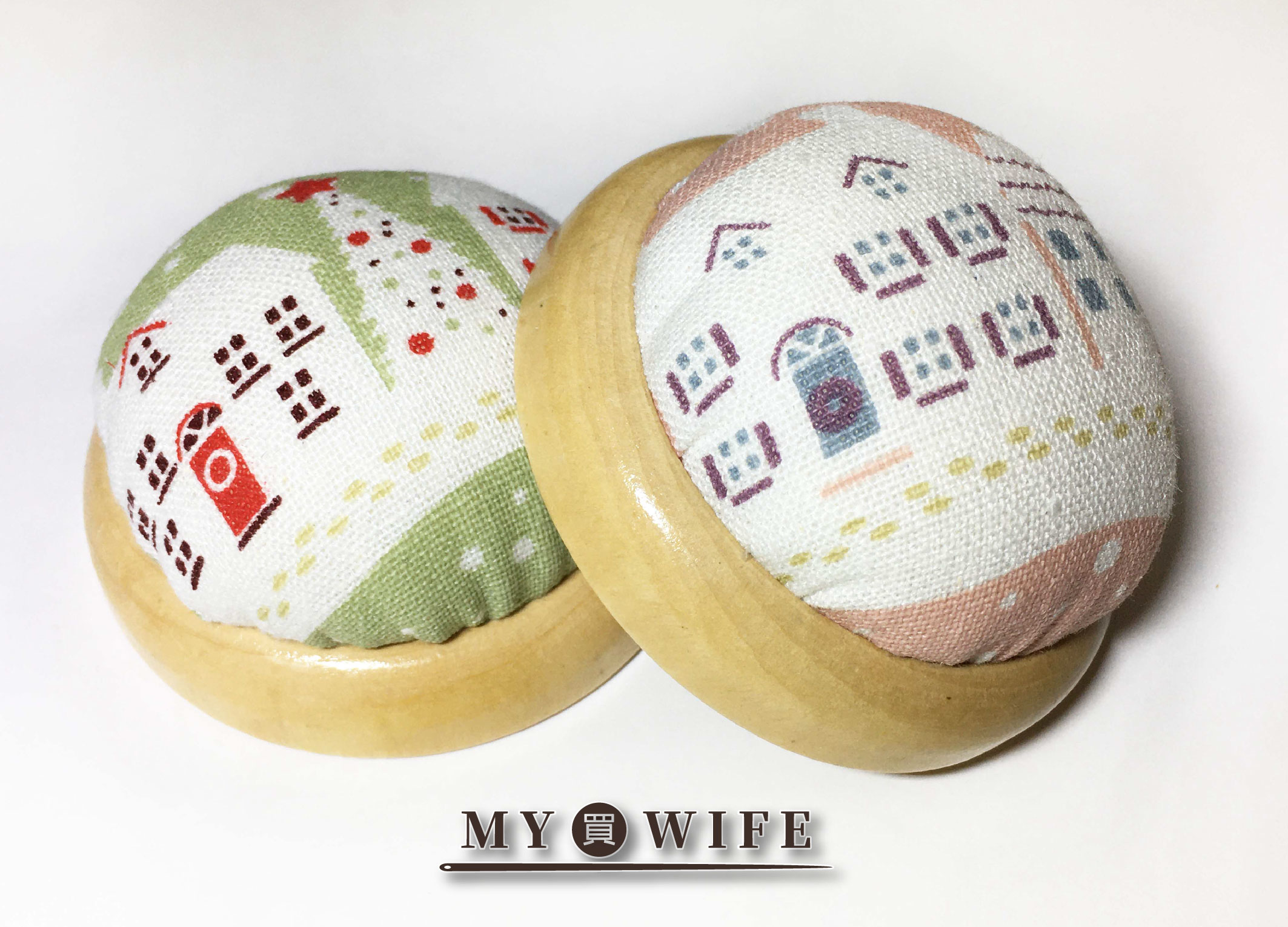 北歐風原木針包底座_2款