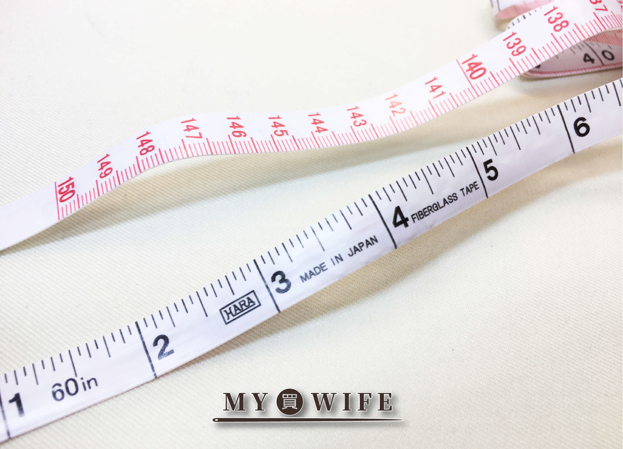 日本製皮尺(150cm/60吋)