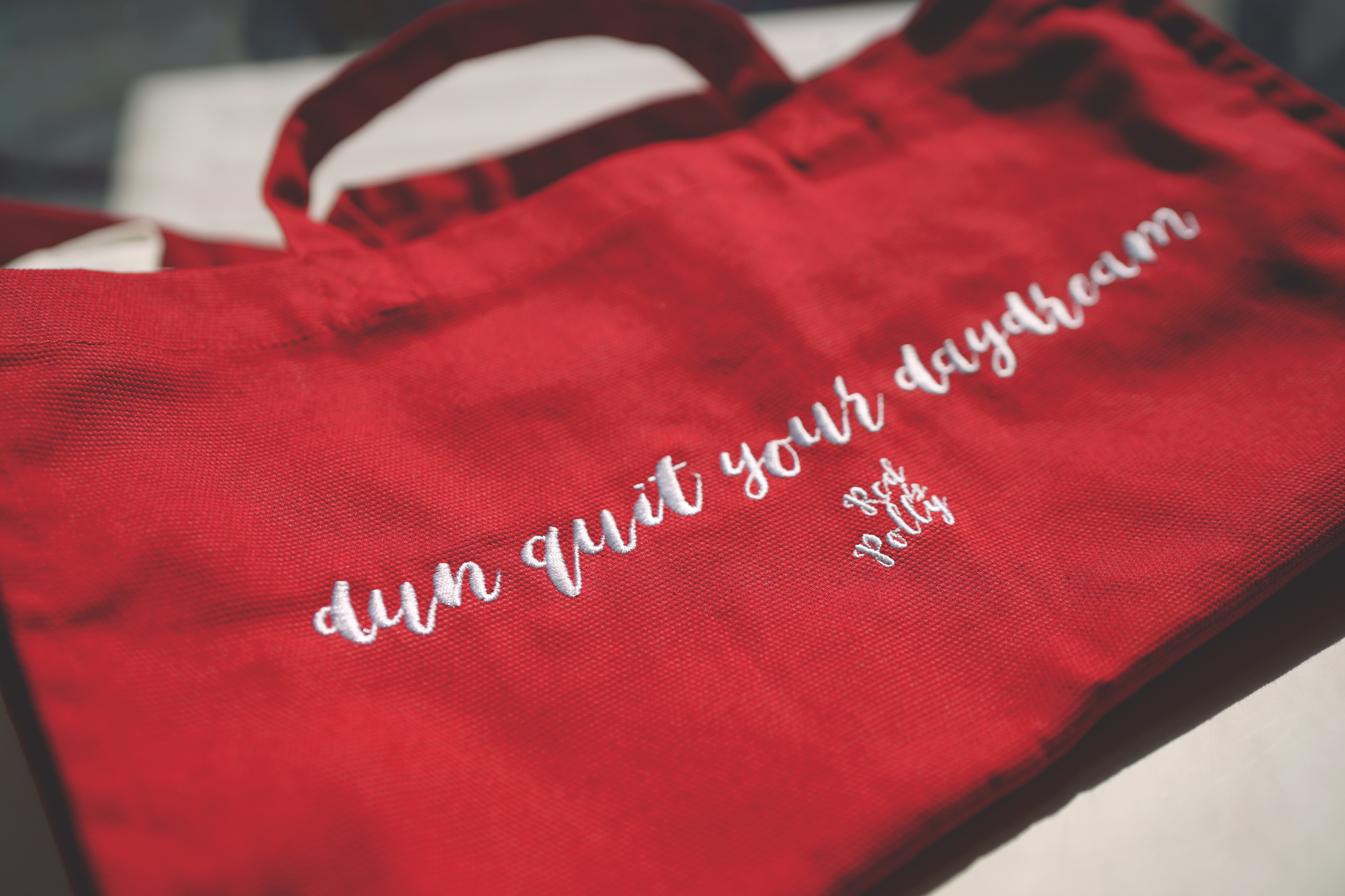 RedisPolly JustGo!!Tote Bag (RED)