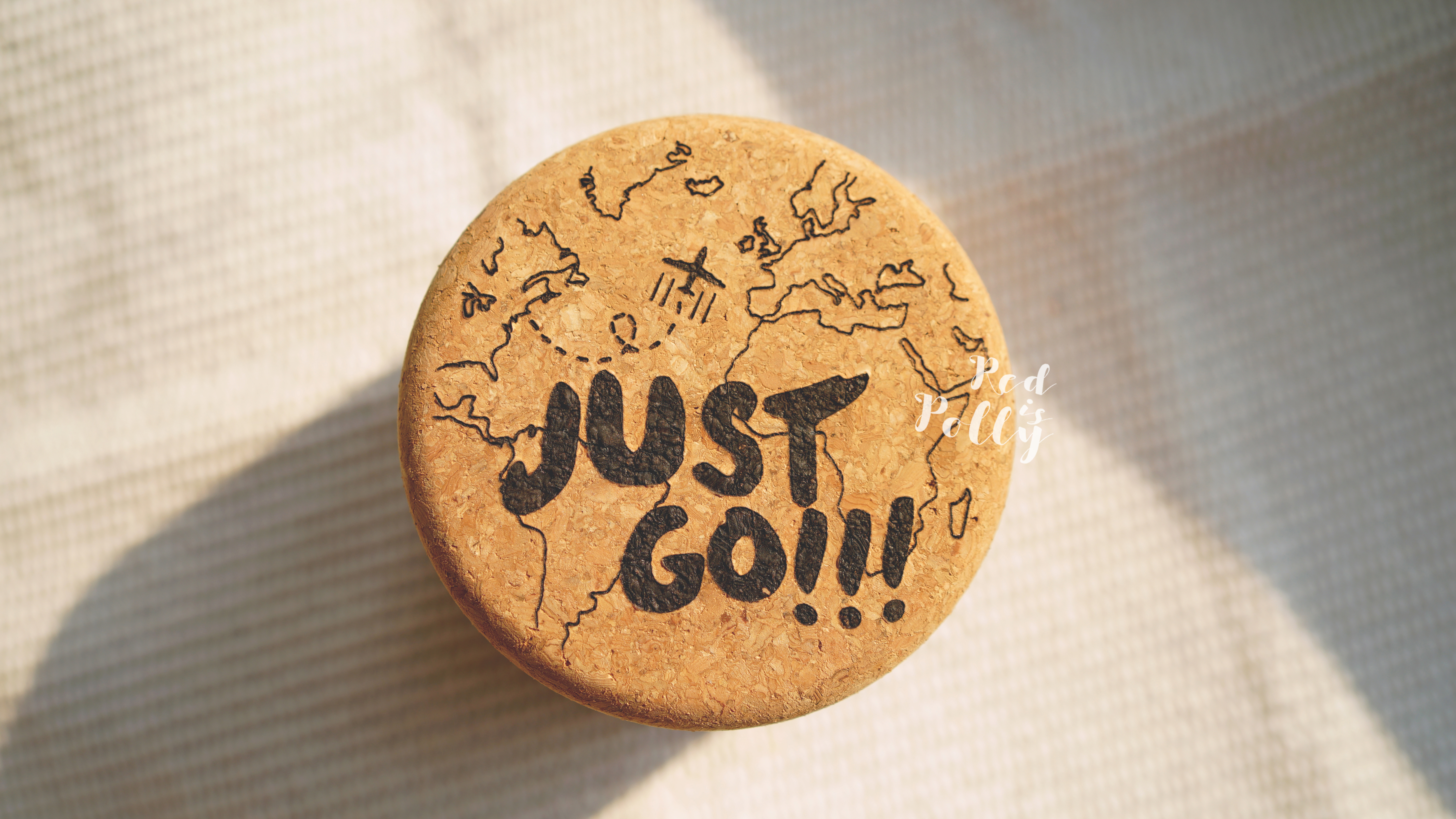 JUSTGO!!世界地圖圖釘收納盒