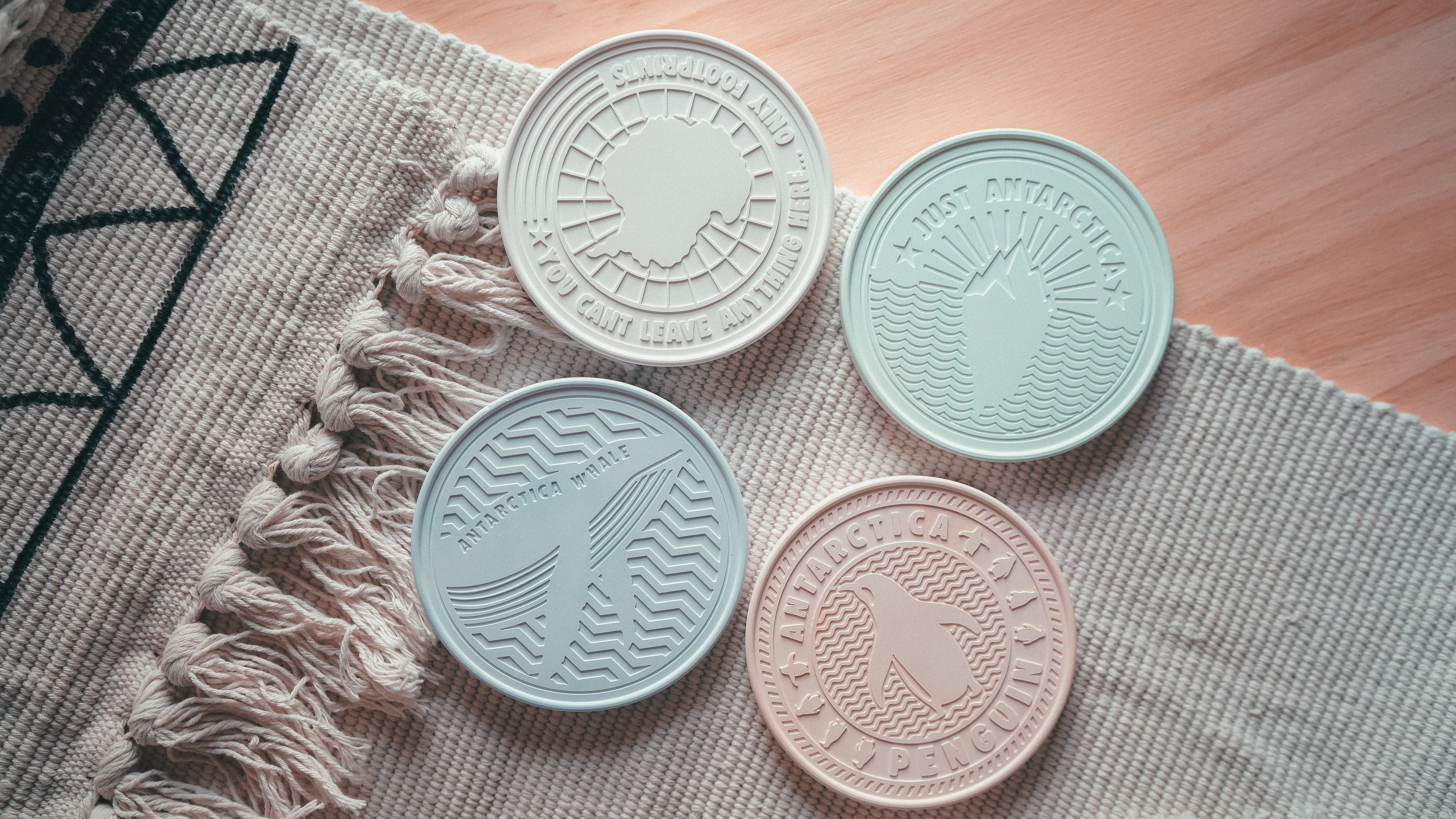 JUST ANTARCTICA!!!矽藻土杯墊套裝