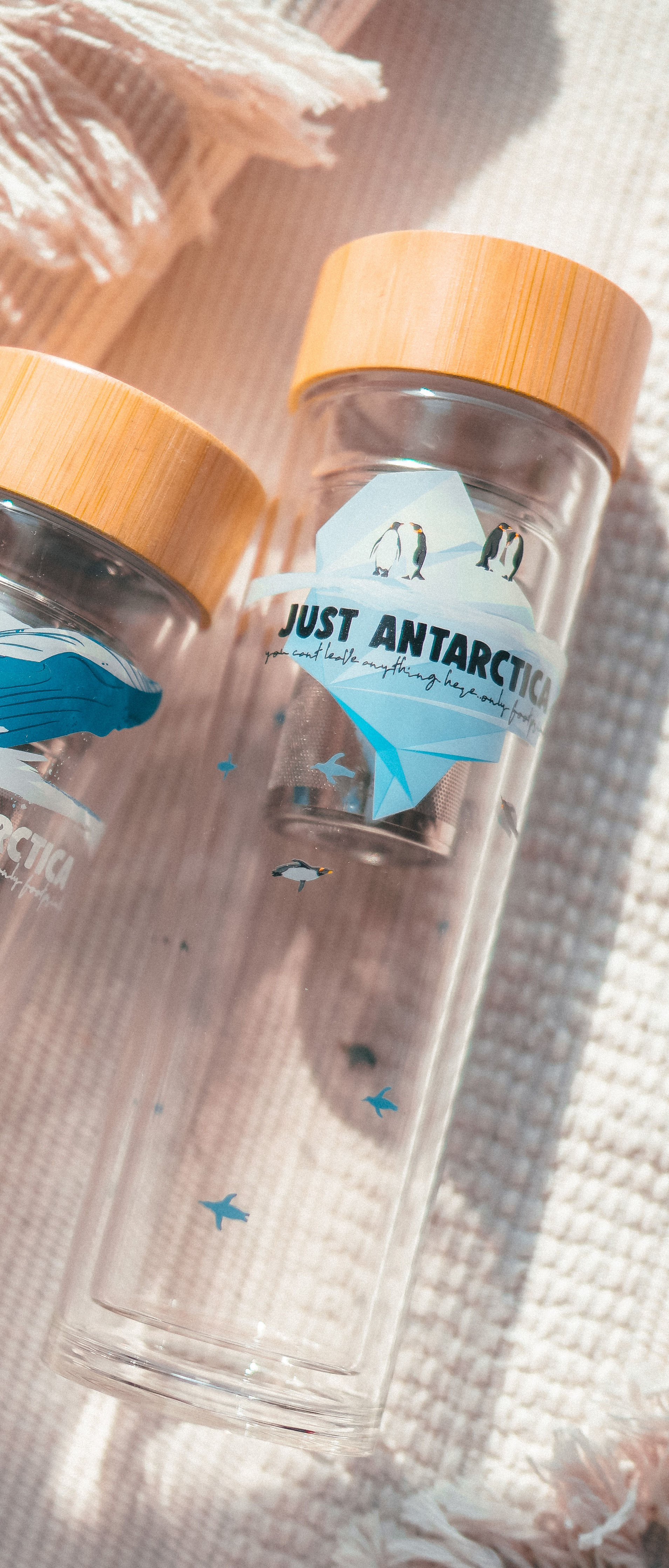 【我不完美但我可以】JUST ANTARCTICA!!! 企鵝款雙層隔冷隔熱水杯