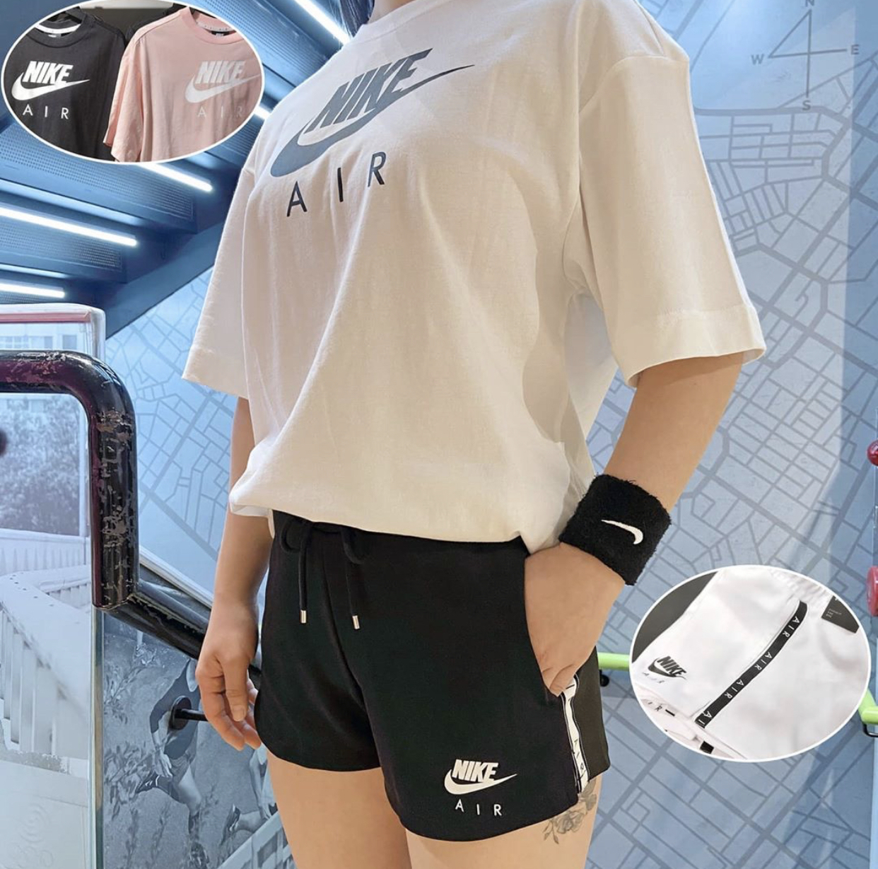 nike air tape shorts