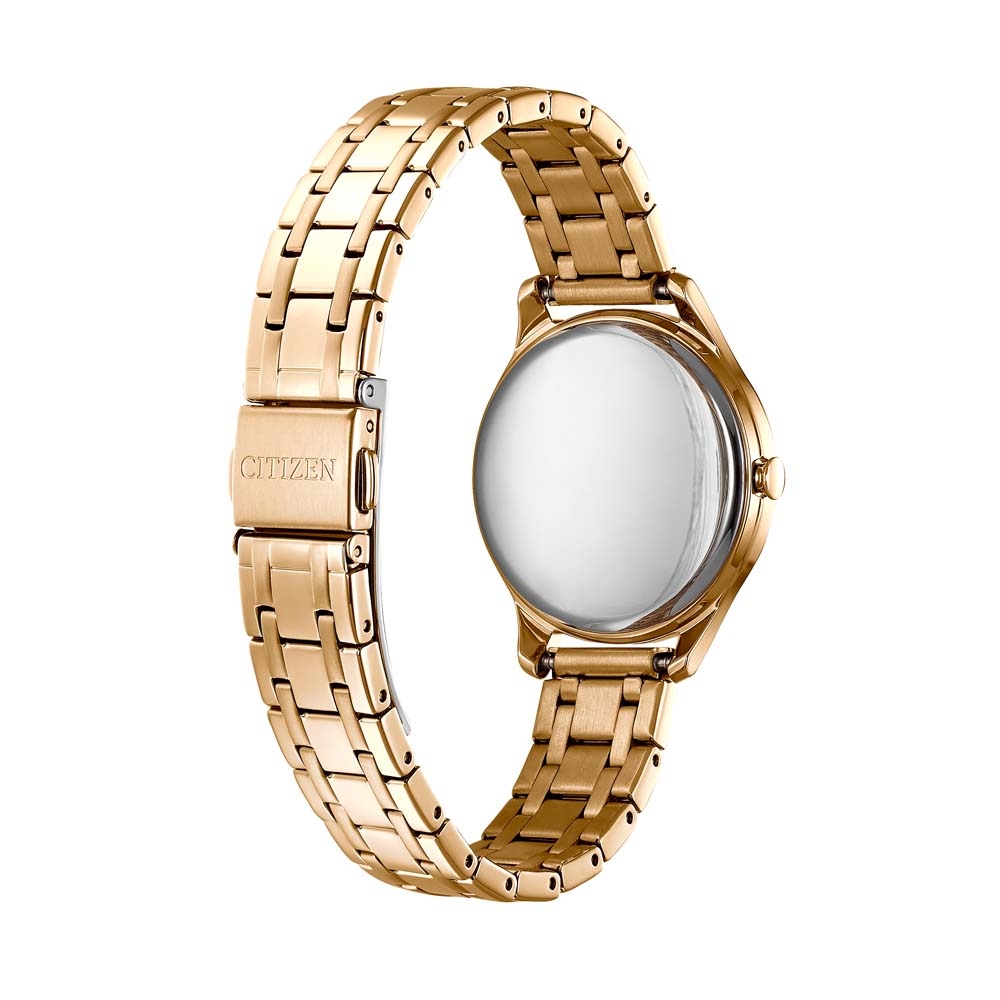 萬年鐘錶 - Citizen 星辰錶   光動能 女錶  EM0503-75X  錶徑 32MM