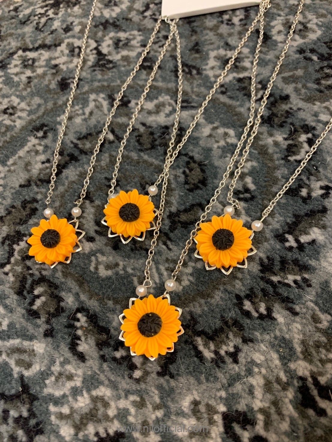 [現貨] 向日葵 太陽花 珍珠 項鍊 宋旻浩 代表花 GD 雛菊