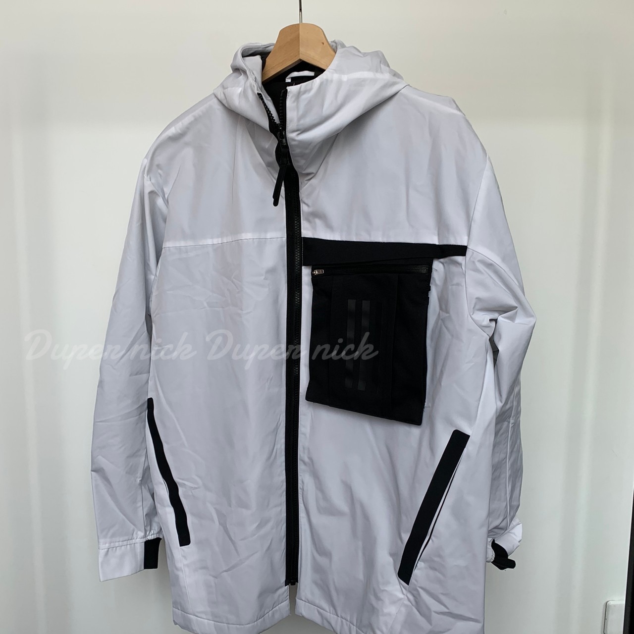 (平安夜限定活動) adidas 尼龍防風外套 胸口口袋可拆 男女