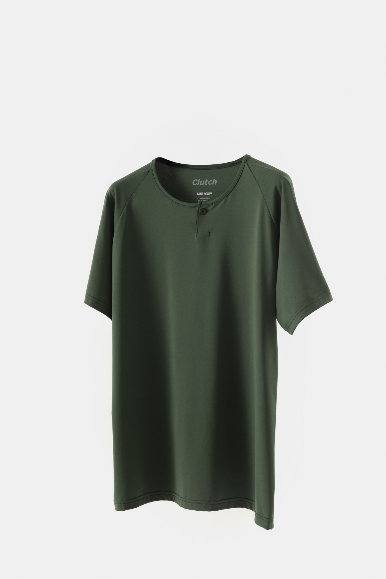 mr.maestro Clutch Henley Shirt Moss Green 亨利領衫 苔綠色 (機能衣)