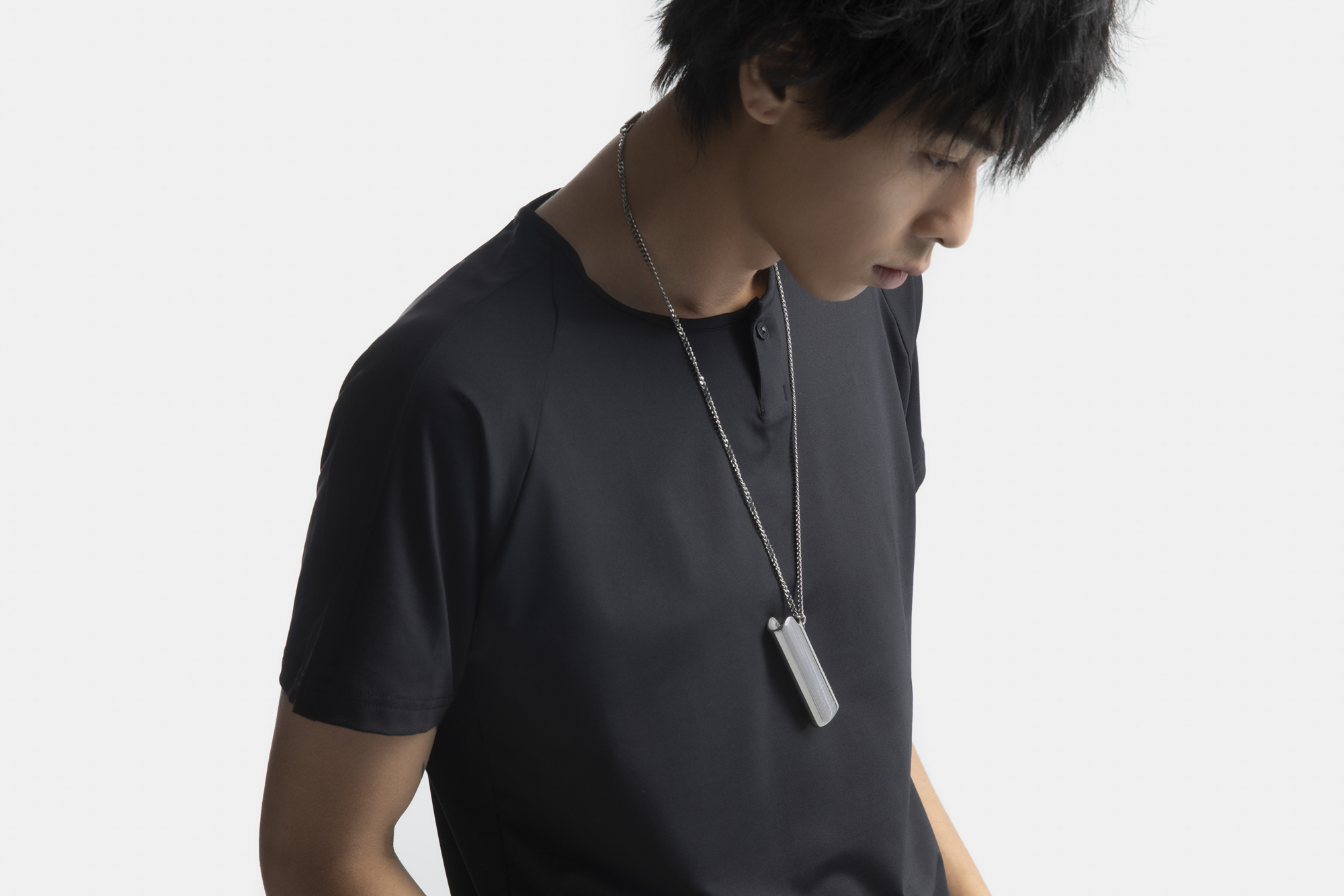 mr.maestro Clutch Henley Shirt Black 亨利領衫 黑色 (機能衣)