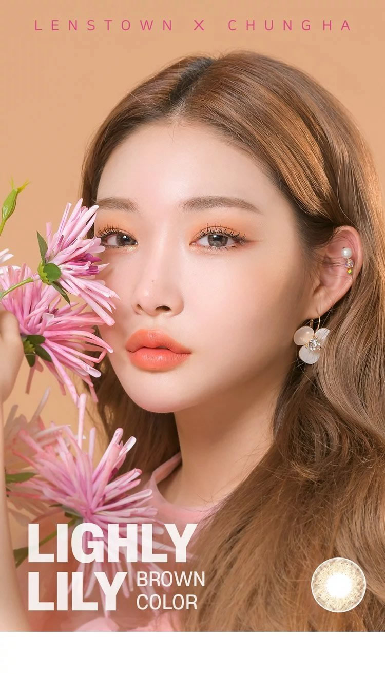 LENS TOWN - LIGHLY LILY - BROWN