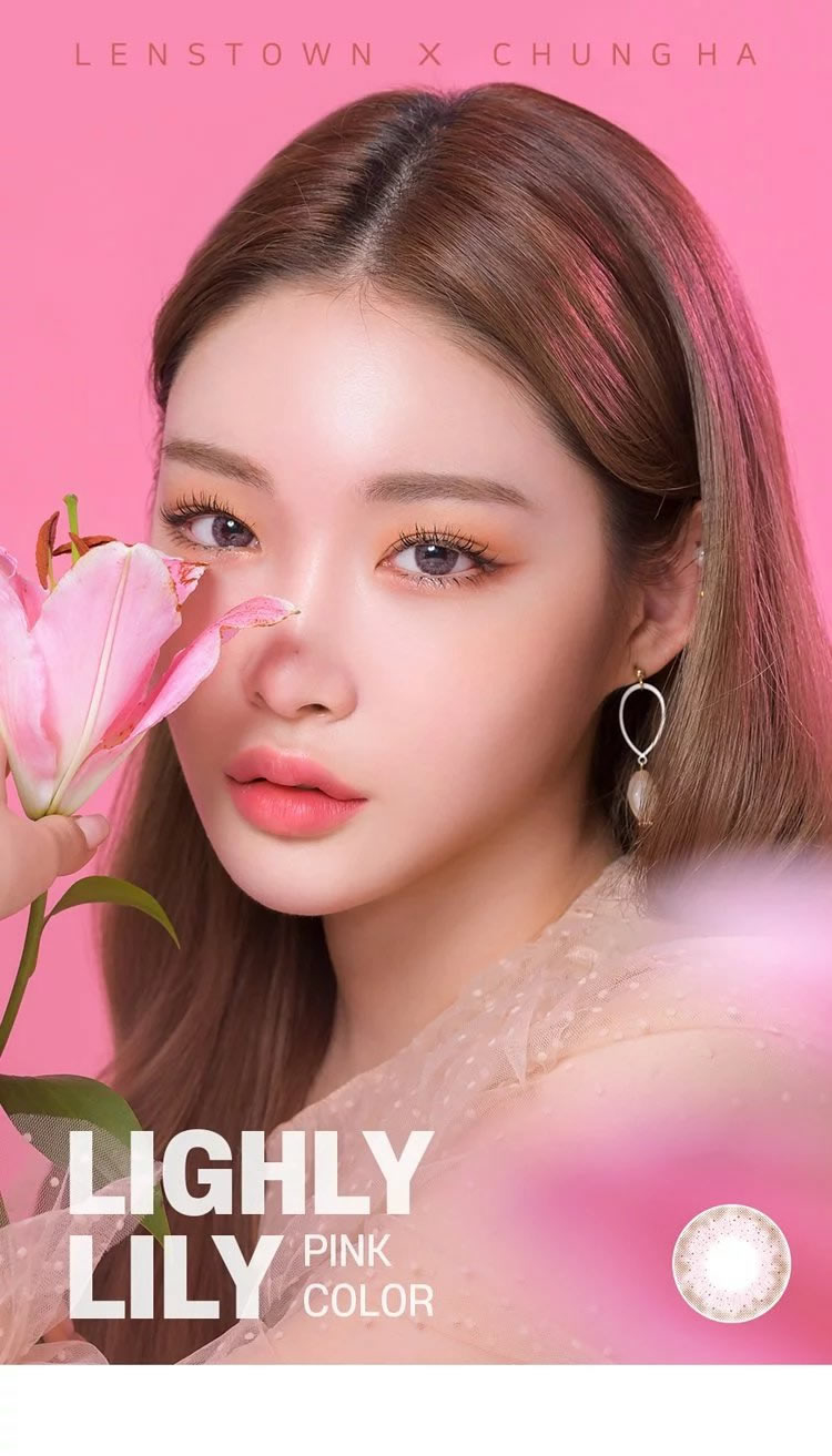 LENS TOWN - LIGHLY LILY - PINK