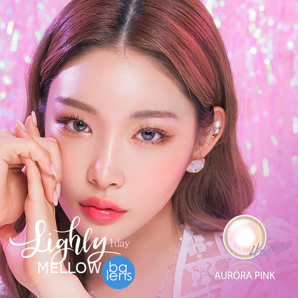 LENS TOWN - LIGHLY MELLOW - AURORA PINK