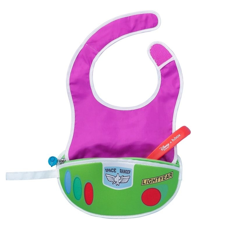 b box X Disney旅行圍兜袋-含矽膠軟湯匙*1