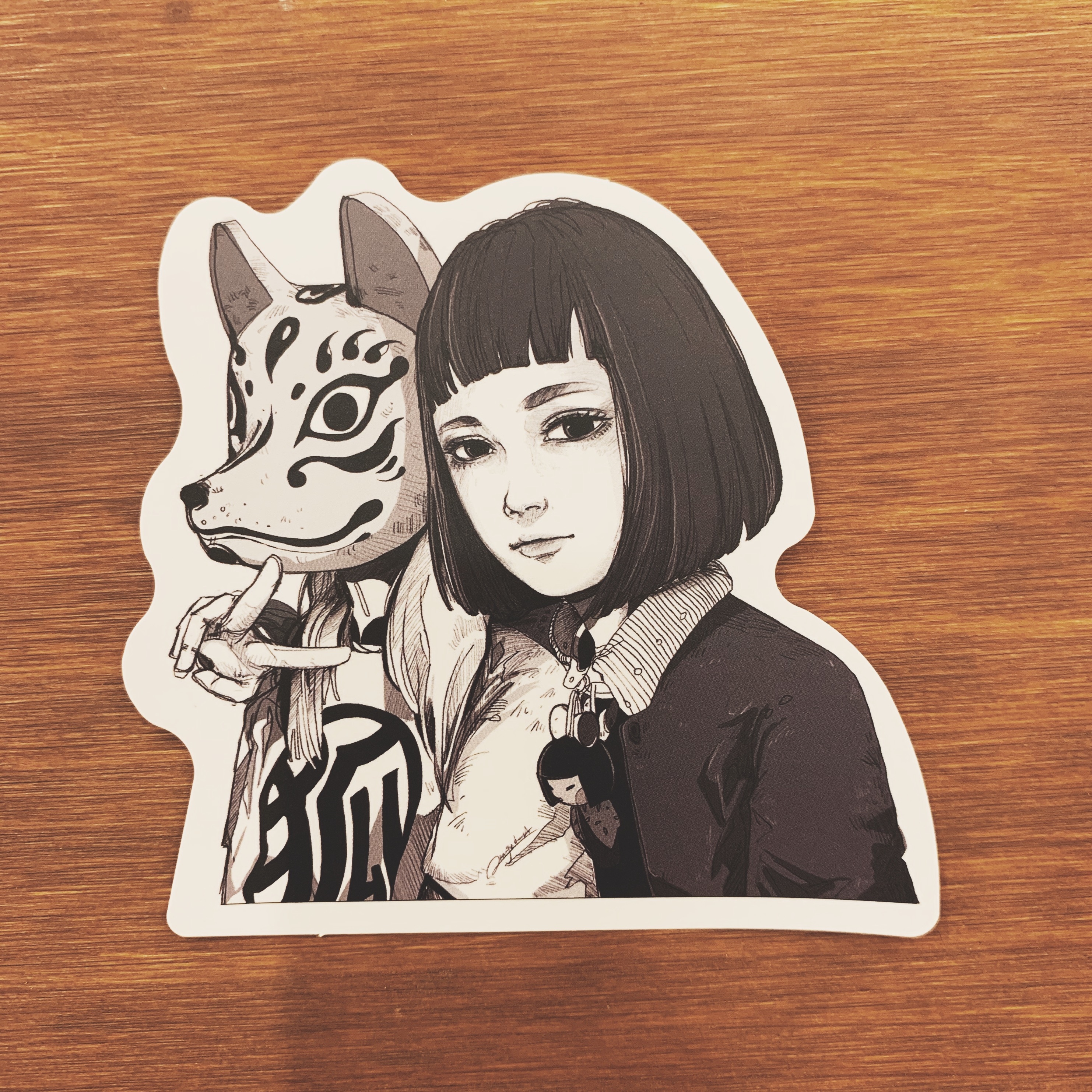 Orangebeard 女子 ✕ 貓 ✕ 狐狸系列貼紙 ╭ 6款 ╮