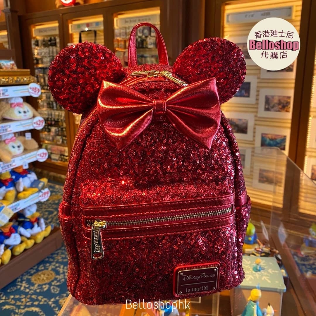 HKDL - Loungefly Red Sequins Backpack