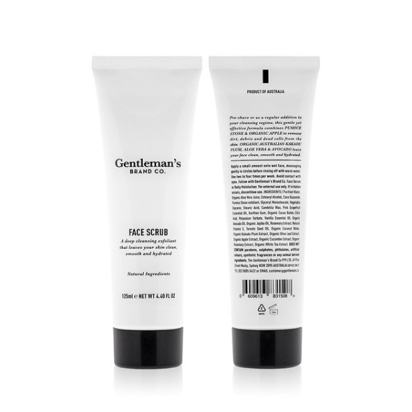Gentleman's Brand Co. Face Scrub 125ml