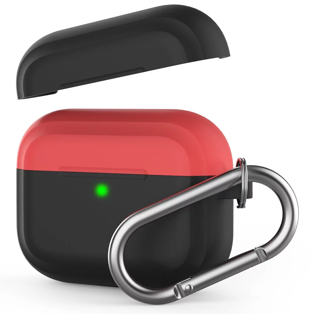【贈四大禮】Ahastyle 原廠 Airpods Pro 矽膠保護套 【撞色款】 掛飾版 完美質感保護