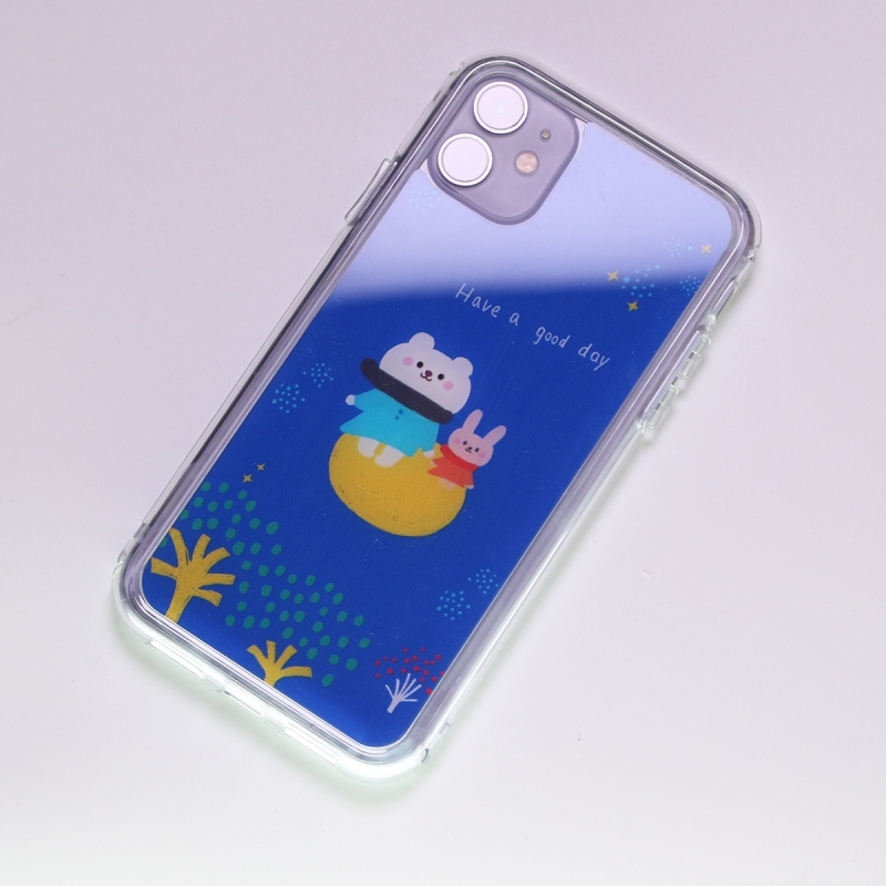 <iPhone> 星月熊兔 極空戰甲 彩雕