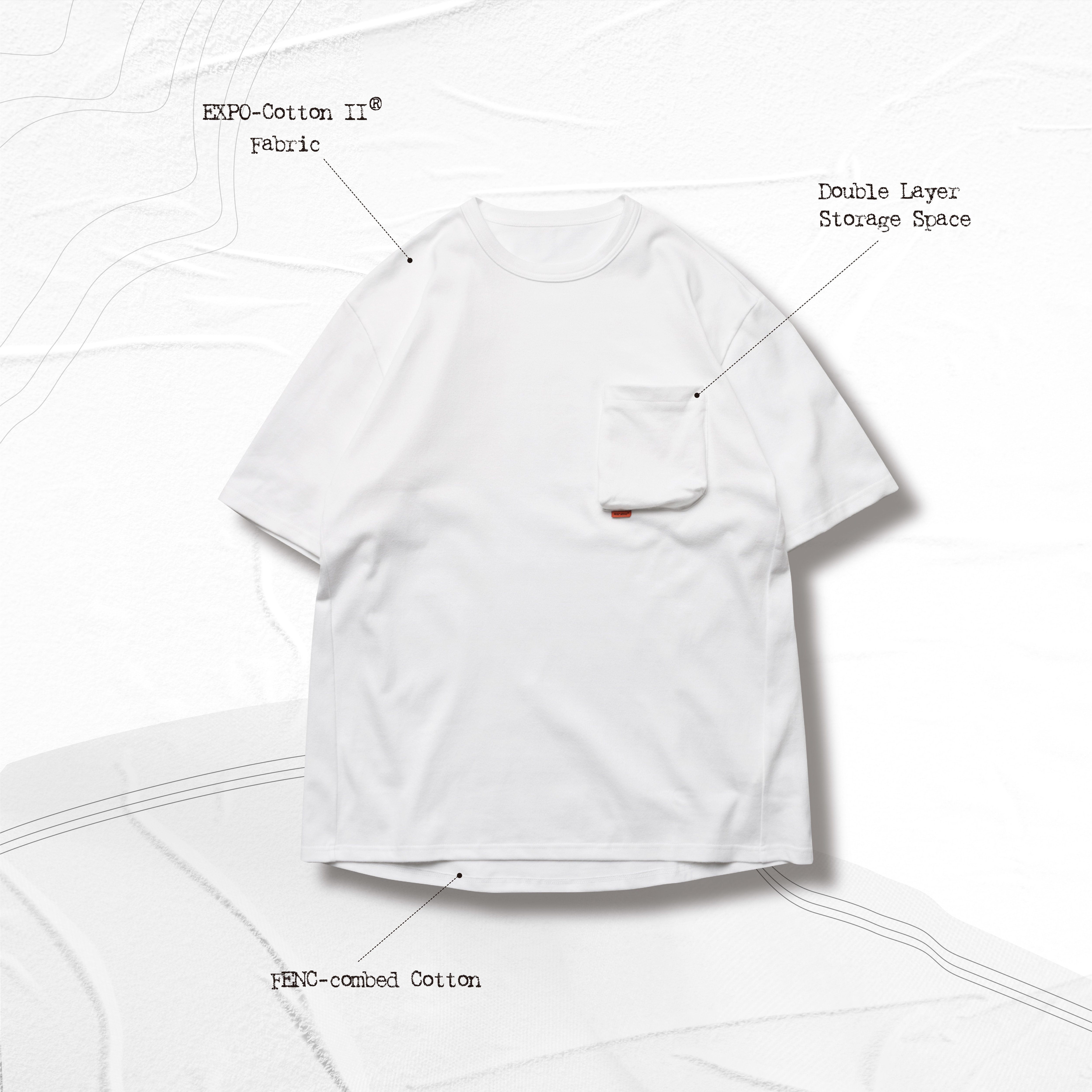 GOOPiMADE - “Archetype-93” 3D Pocket T-Shirt - Black