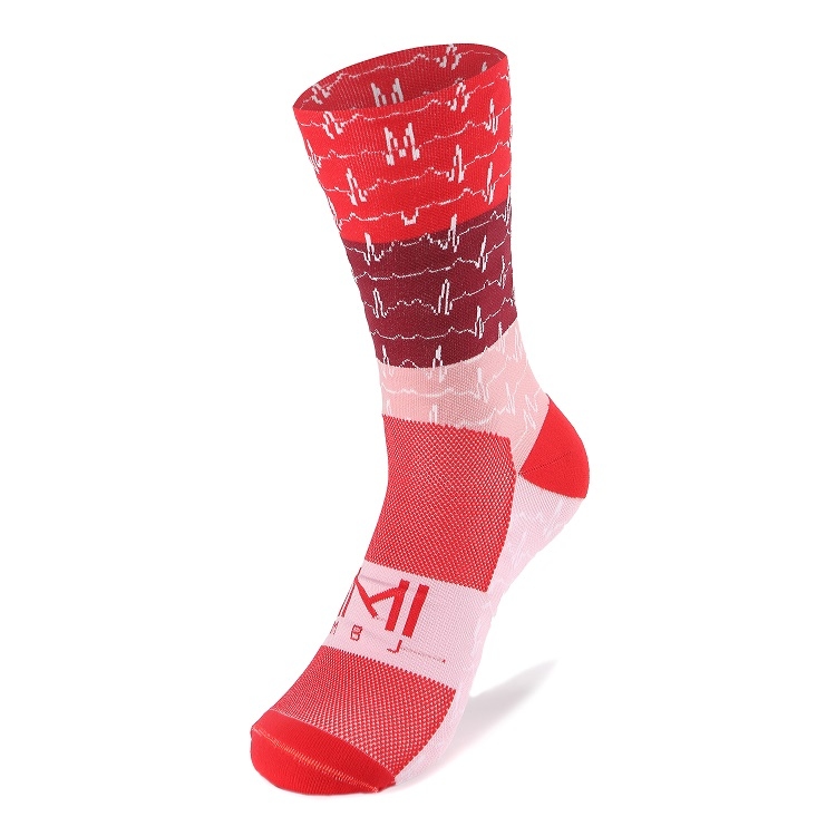 紅心電圖｜墨爾本設計師款．壓力3/4襪