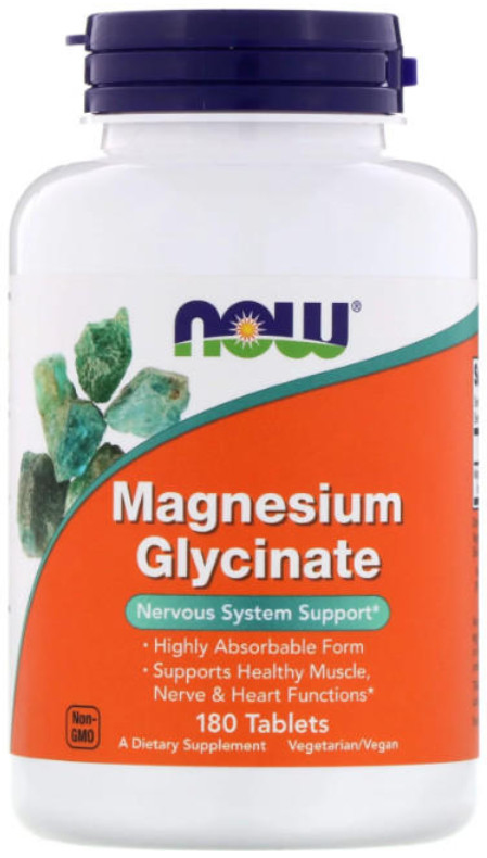 [預購] Now 鎂/甘氨酸鎂 180粒 Magnesium Glycinate