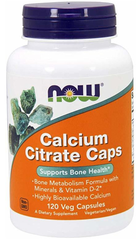 [預購] Now 檸檬酸鈣膠囊 120/240粒 Calcium Citrate Caps