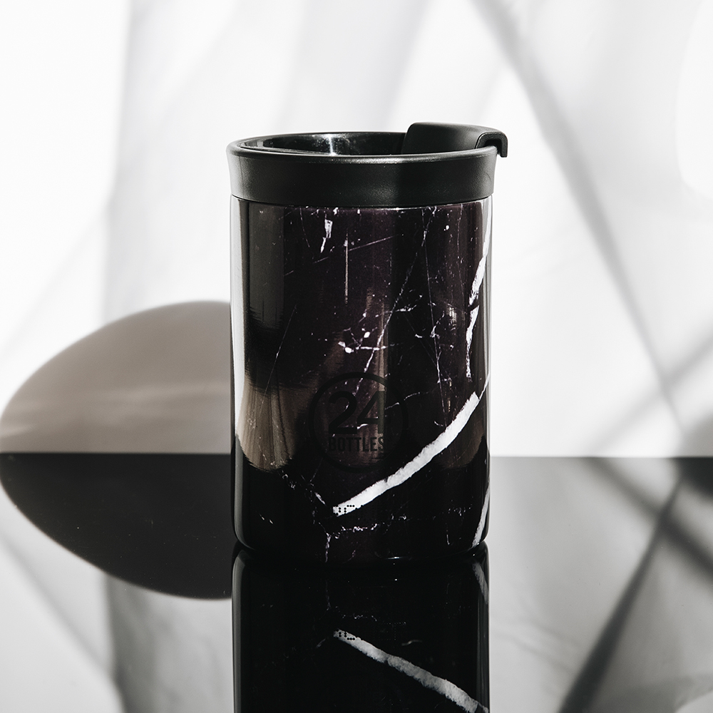 義大利 24Bottles 保溫隨行杯 350ml - 黑雲石