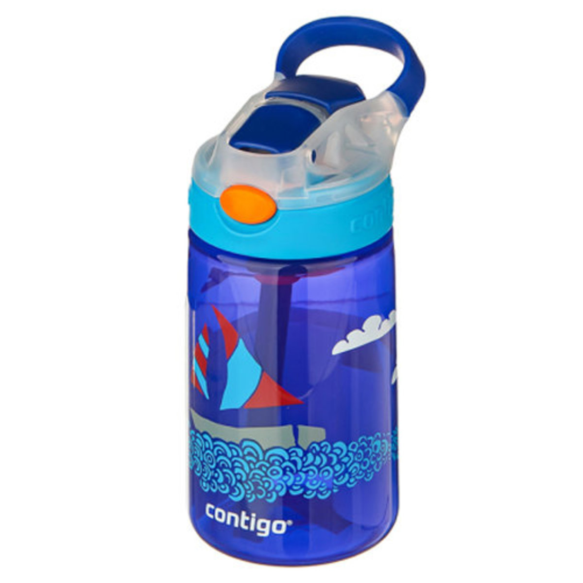 Contigo Kids-康迪克兒童水樽 藍寶石帆船 414ml(平行進口)