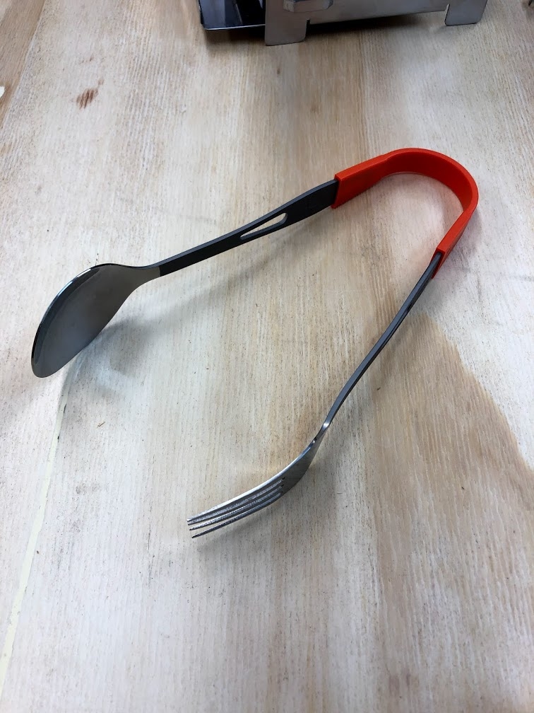 鈦合金叉子湯匙組Titanium Fork and Spoon Tongs
