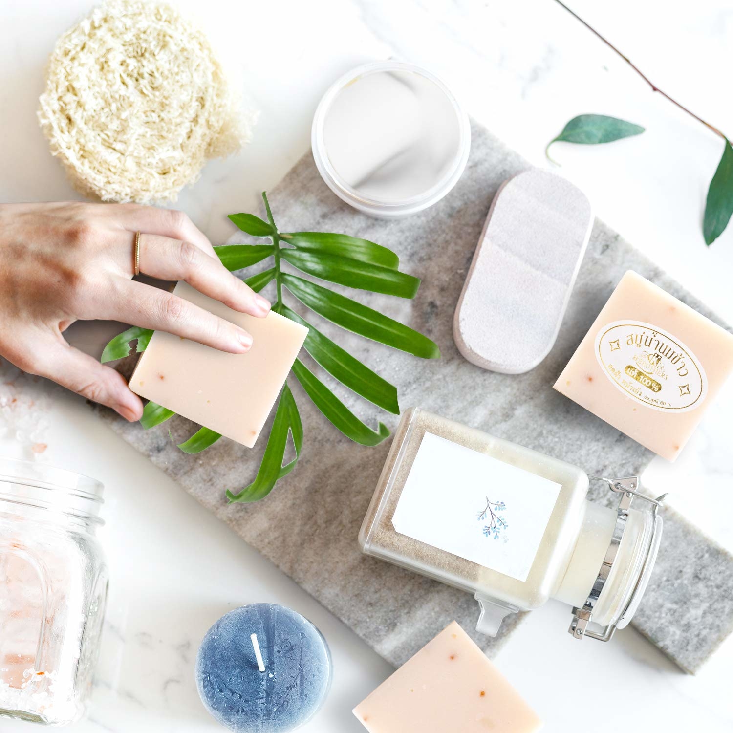 泰國製造 JAM 手工米乳皂 -12件裝/65G