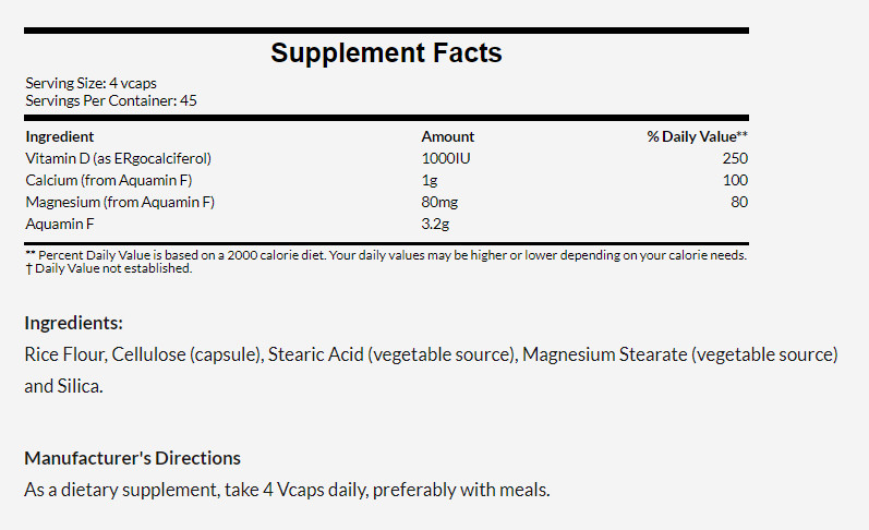 [預購] Now Aquamin® 愛爾蘭紅藻鈣 180粒 Red Mineral Algae