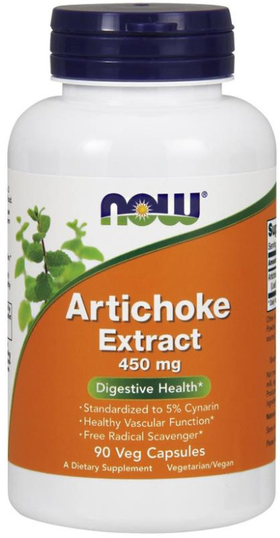 [預購] Now 朝鮮薊萃取物 450毫克 90粒 Artichoke Extract