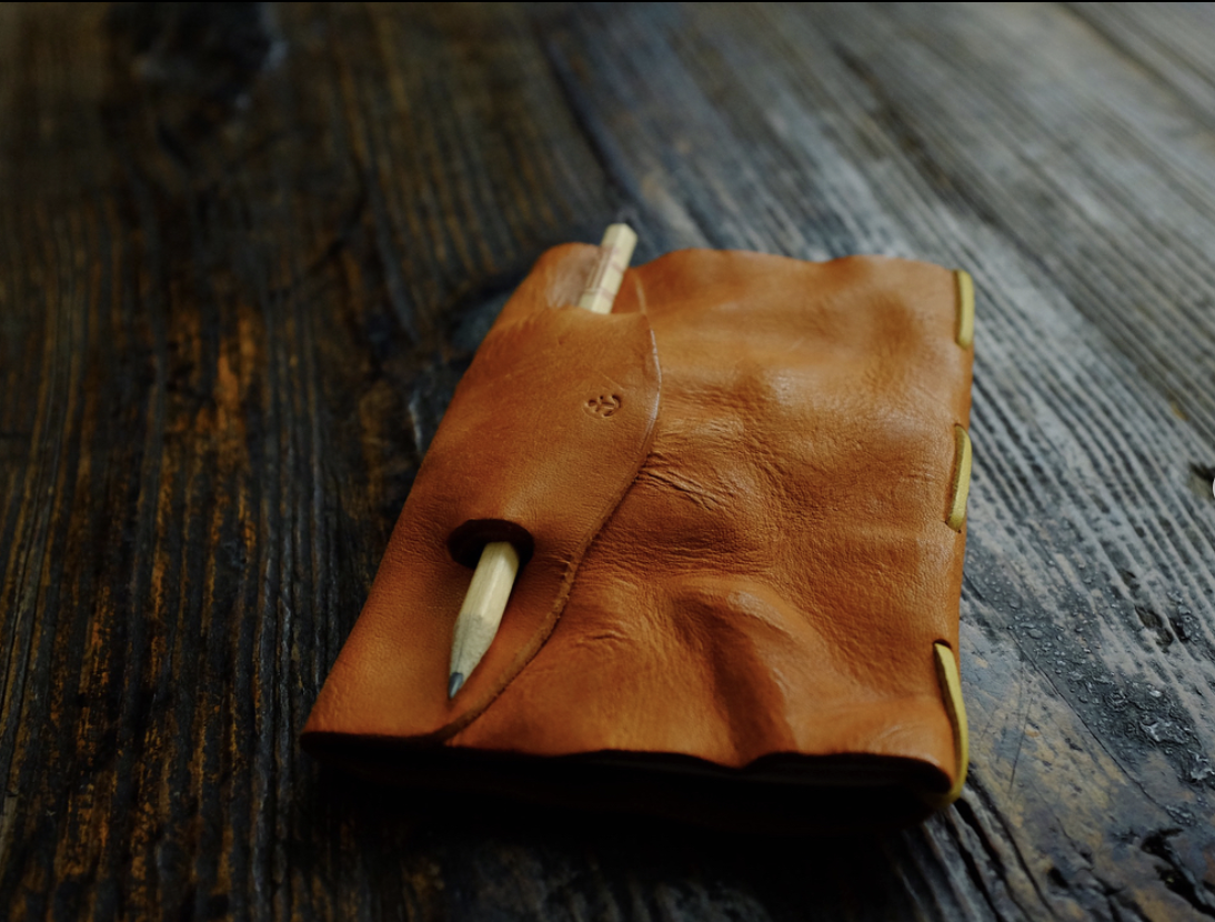 『Faith』S.F.K. 植鞣牛革筆記本套 / 樹皮紋款 須事先詢問現貨數量