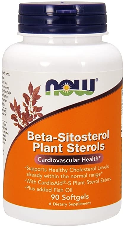 [預購] Now β-谷固醇+魚油 90/180粒軟膠囊 Beta-Sitosterol Plant Sterols