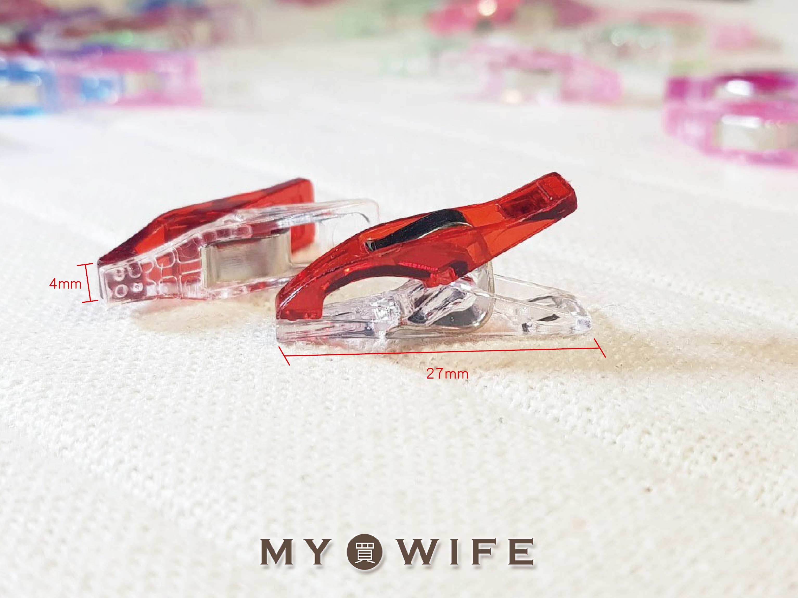 塑膠固定夾_塑膠強力夾(迷你)_50入