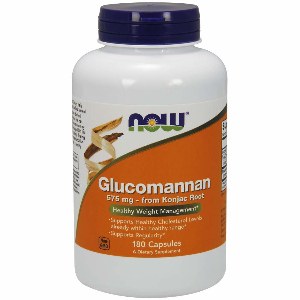 [預購] Now 葡甘露聚醣 575毫克 180粒 Glucomannan