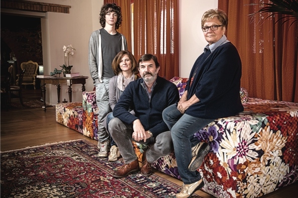 from left, Stephen Frascolla, Simena Bisti, Stefano Frascolla and Rita Tua