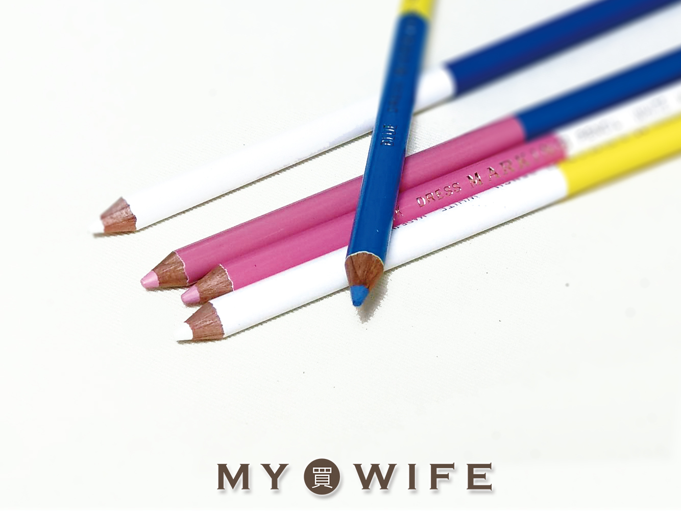 日本製_雙頭水溶性記號粉土筆(附刷頭)/記號筆_5款