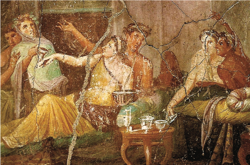 ‘The House of the Chaste Lovers’ in Pompei: it is a home-workshop