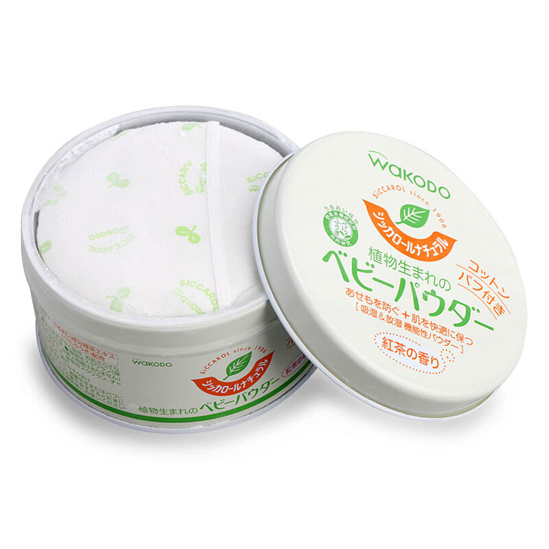 WAKODO-Wakodo 嬰兒植物性爽身粉120g（平行進口）