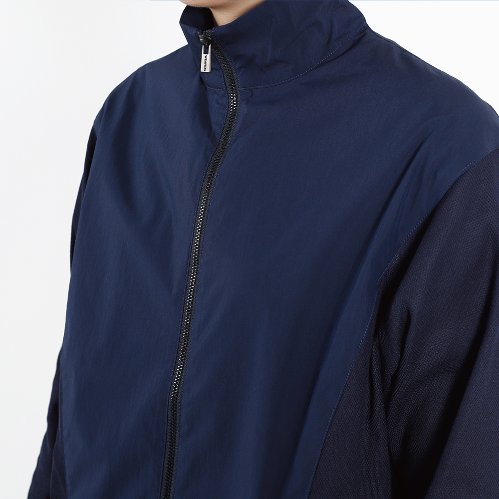 乘風 立領拼接夾克(深藍)