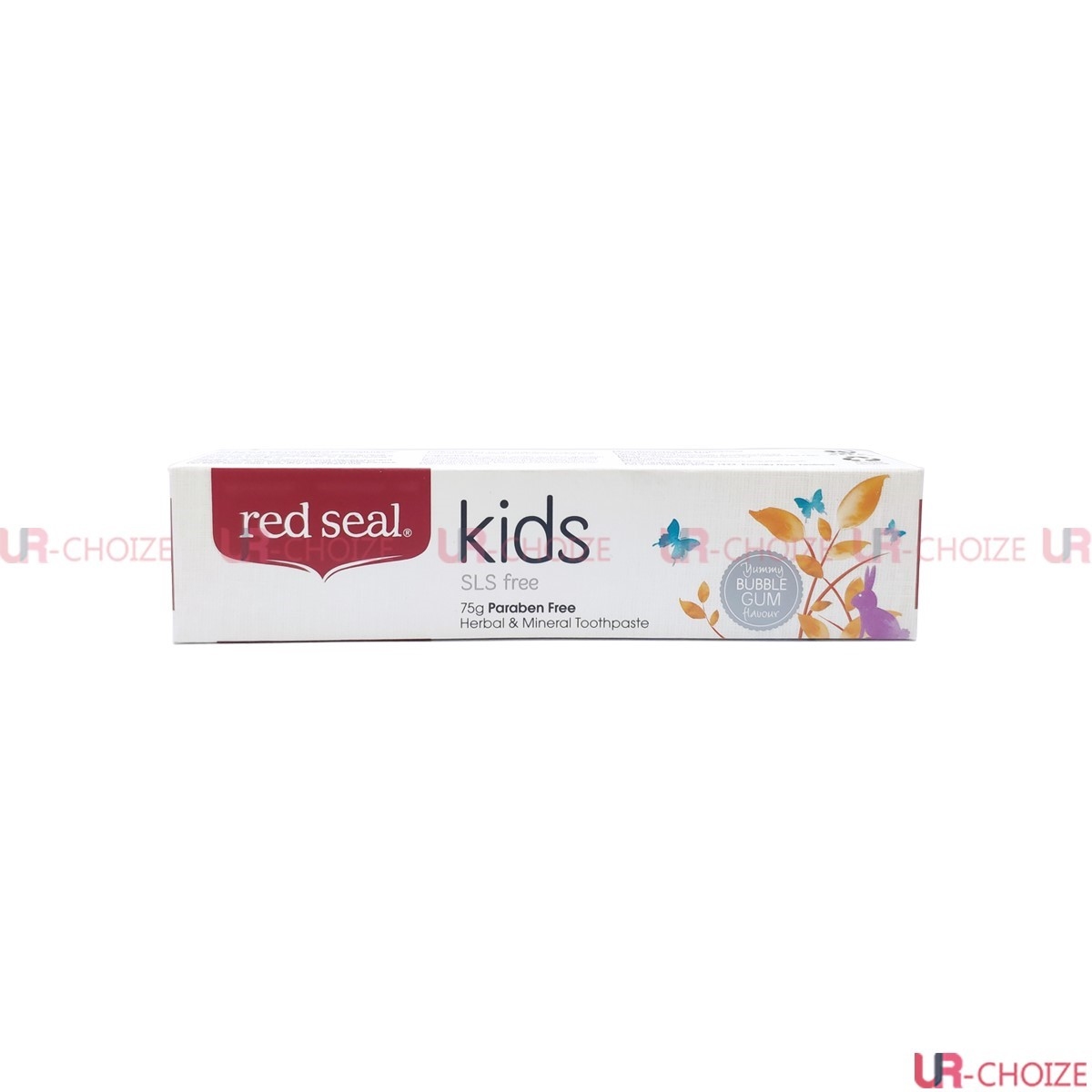 Red Seal-兒童牙膏水果味不含氟75g（平行進口）