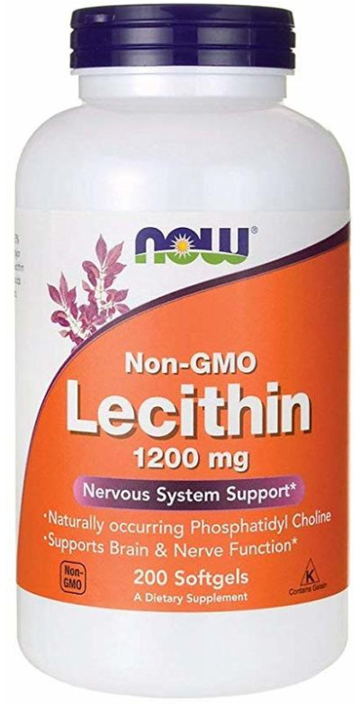 [預購] Now 非基因改造卵磷脂 1200毫克 100/200/400粒 Lecithin Non-GMO