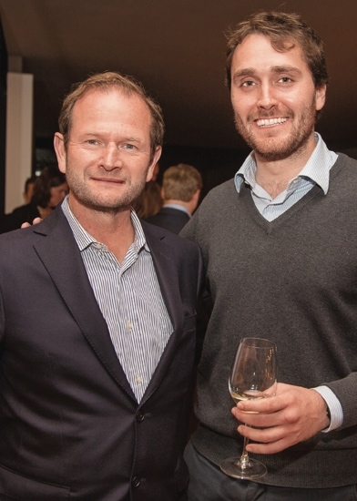 Pierre Lurton and, right, Lorenzo Pasquini, the Italian technical manager of the Argentinian estate.
