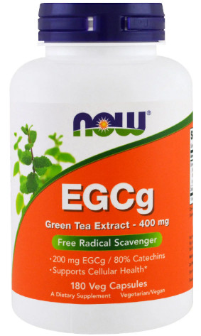 [現貨] Now EGCG綠茶萃取 400mg 90/180粒 素食 80%兒茶素